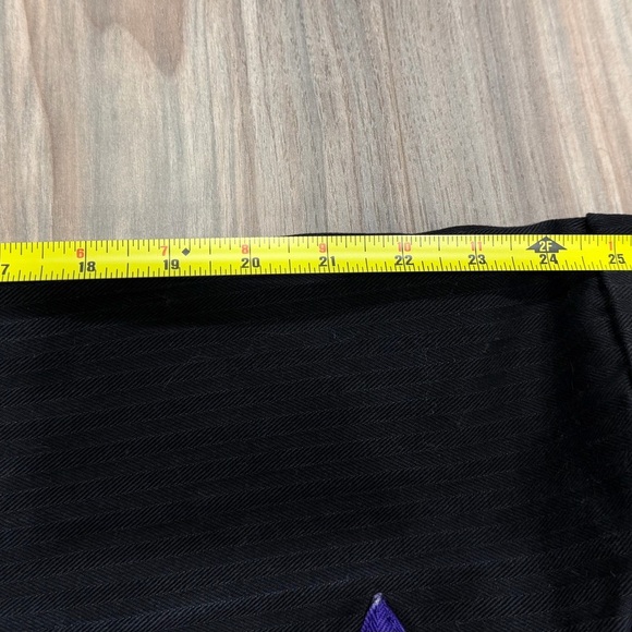 Vintage Black Jeans with Purple Detailing - Picture 6 of 8